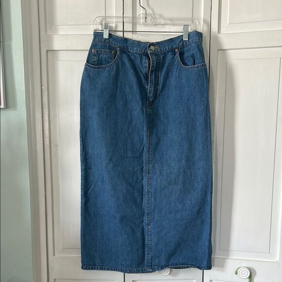 Polo by Ralph Lauren Dresses & Skirts - Vintage Polo Ralph Lauren Indigo Denim Maxi Skirt- Size 12